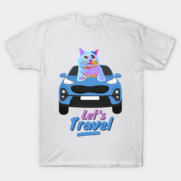 let's travel T-Shirt by always.lazy